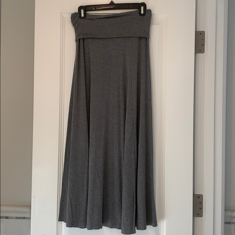 Grey Maxi Skirt